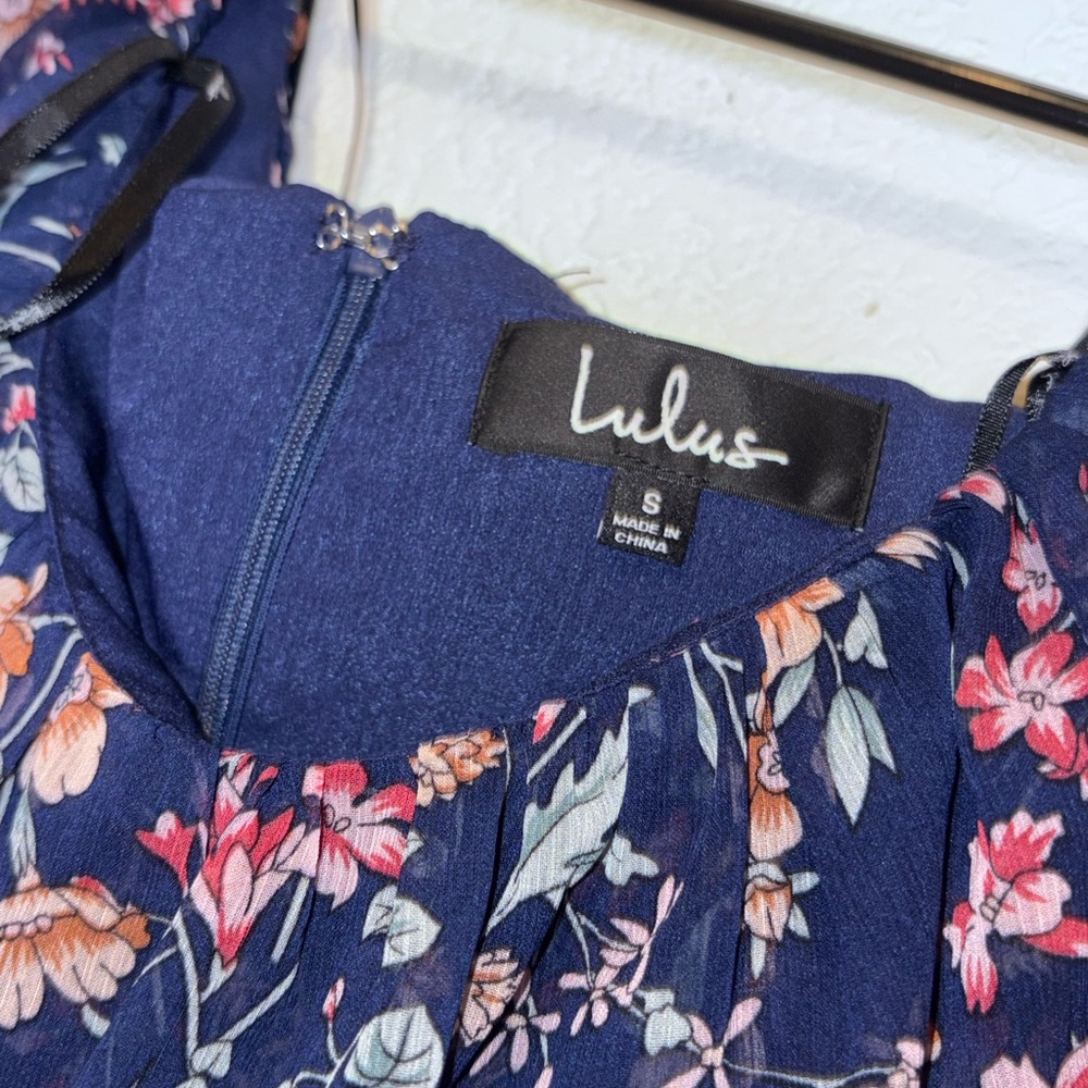 Lulu’s Floral Ruffled Boho Dress - Picture 8 of 8